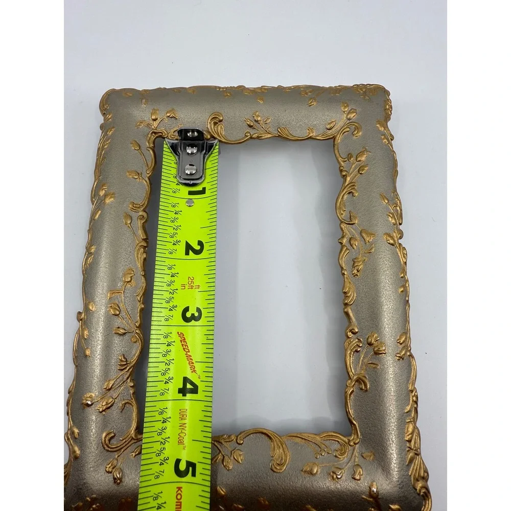 Ornate Scroll Vine Photo Frame‎ Silvertone Metallic 3